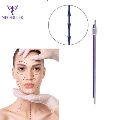 4d 100mm Koreaanse PDO-Draadlift Ultrav stompen Cannula het Opheffen van Pdo af
