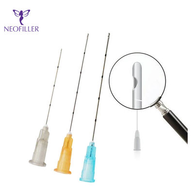 30G schoonheidsvuller die Cannula Botte Cannula voor Vullers Hyaluronic Zuur 40mm gebruiken 50mm