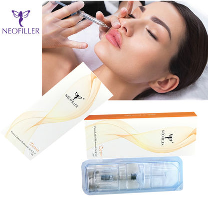 Voorhoofd Gezicht Hyaluronzuur Dermal Filler Transparant Hyaluronzuur Lip Fillers Veilig