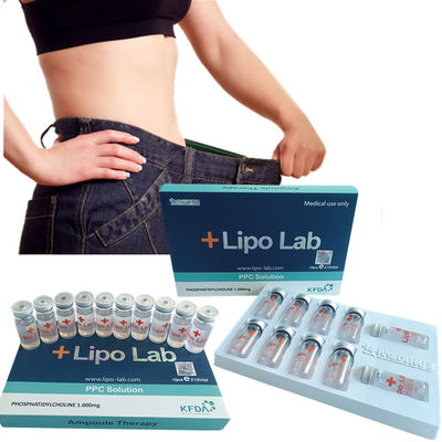Transparante lichaamsvermageringslipolyse-oplossing 0,15 cc - 0,2 cc permanente vetoplossende injecties