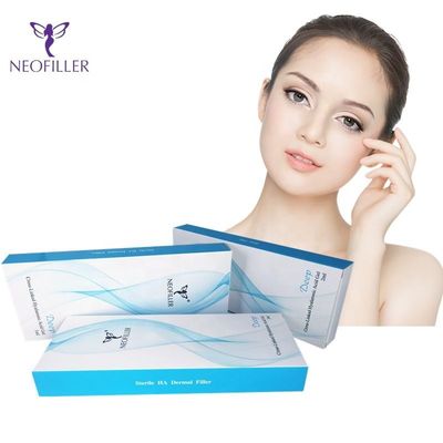 Neofiller 1ml Cross Linked Dermal Filler Hyaluronzuur Natuurlijk ogende lipinjecties 24mg/Ml