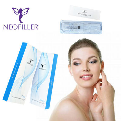 Neofiller 1ml Cross Linked Dermal Filler Hyaluronzuur Natuurlijk ogende lipinjecties 24mg/Ml