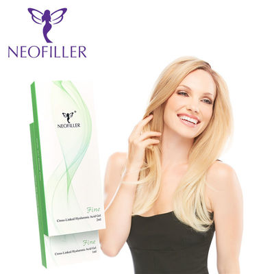 Wangen Facial Hyaluronzuur Dermal Filler Lip HA Filler 1ml 2ml 24mg/Ml
