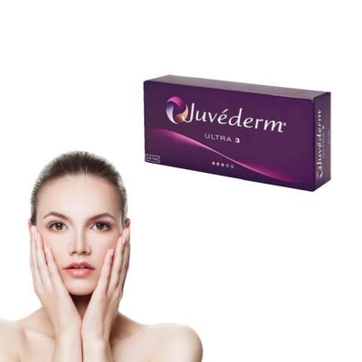 Transparante 2 ml Juvederm Dermal Filler injecteerbaar hyaluronzuur voor fijne lijntjes