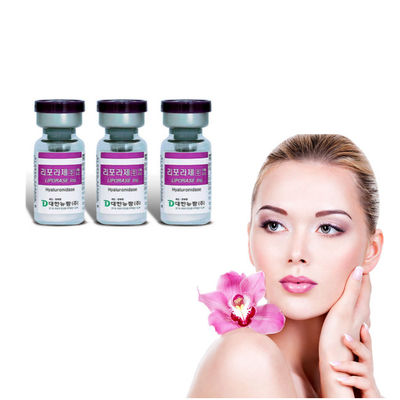 Liporase injecteert 1 ml vetoplossende injecties Buik lost hyaluronzuur 10 flacons / doos op