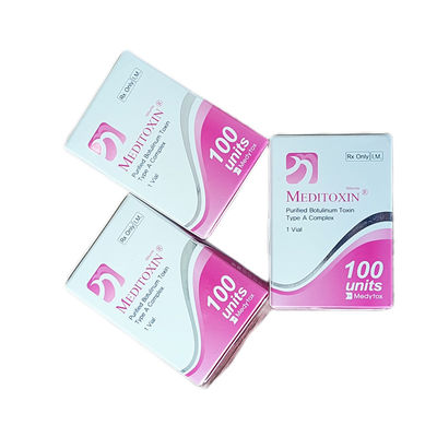 2.5mL van de Toxineinjecties van de rimpelverwijdering Botulinum de Toxinetype van Meditoxin Botulinum A 100 Eenheden