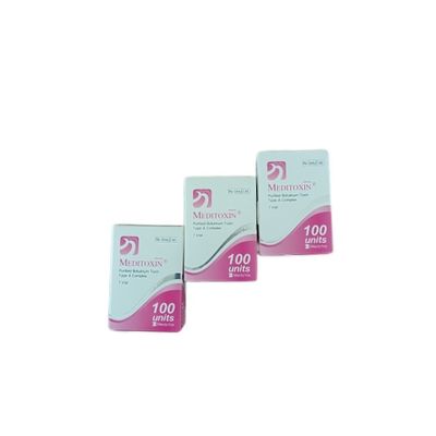De witte Zorg van de de Injecties Koreaanse Huid van de Poeder Botulinum Toxine 1 Mg