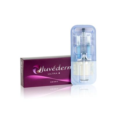 Vulling van rimpels en lijnen Juvederm gel huidvuller 6 - 9 maanden