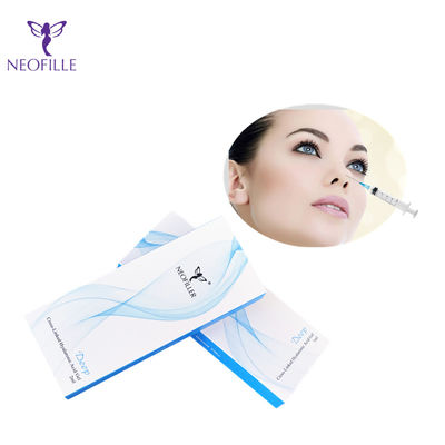 Transparante hyaluronzuur huidvuller Hypodermische injectie 1 ml*2 spuitjes