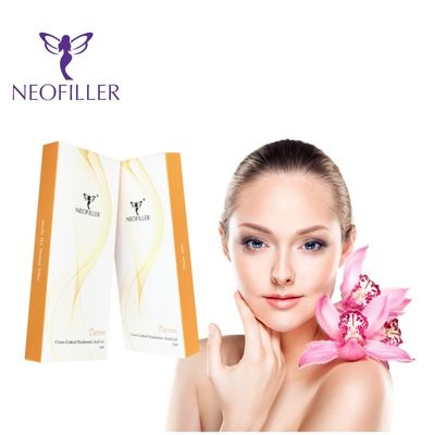 Comfortabele verpakking Steriele spuit Hyaluronzuur Dermale vulstof injecties 1ml*2 spuitjes