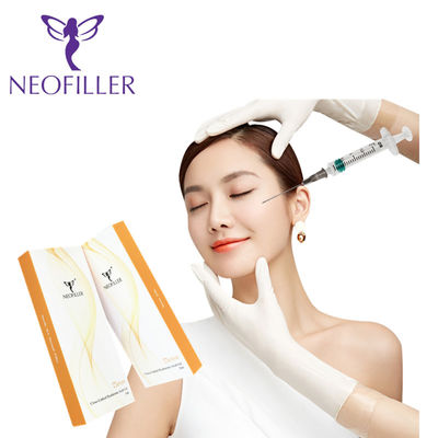 Comfortabele verpakking Steriele spuit Hyaluronzuur Dermale vulstof injecties 1ml*2 spuitjes