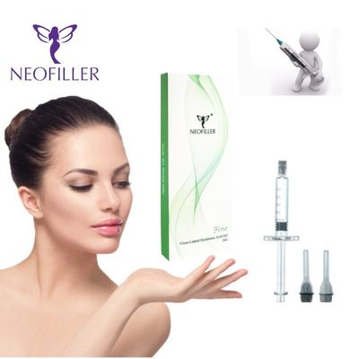 Hyaluronzuur met kruisverbinding Dermale vulmiddel Hypodermische injectiediepte