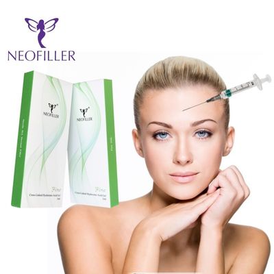 Hyaluronzuur met kruisverbinding Dermale vulmiddel Hypodermische injectiediepte