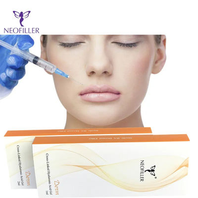 Transparante injectiediepte Hyaluronzuur Dermale vulmiddel 1 ml 2 ml 10 ml 20 ml