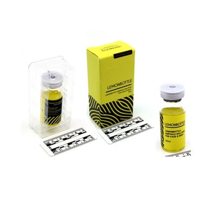 Hoge concentratie vetoplosbare oplossing voor gezicht en lichaam 10 ml x 5 citroenfles Wegwerpverpakking