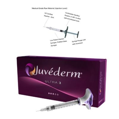 Hyaluronzuur gel Juvederm huidvuller 6-9 maanden effect opslag bij kamertemperatuur