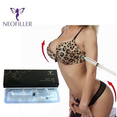 Hyaluronzuur met kruisverbinding Dermale vulstof injecties voor borst billenvergroting