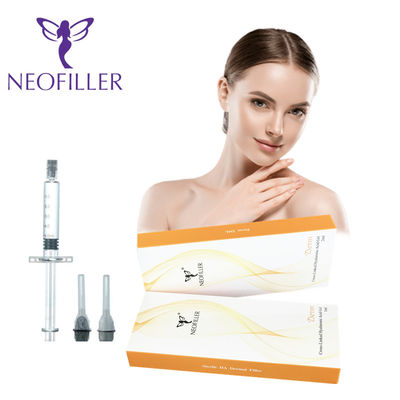 Transparante 24 mg-ml hyaluronzuur Dermale vulmiddel injecteerbare gel 9-12 maanden Langlevend Gezichtsverjonging Verbetering