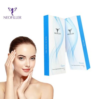 24 mg-ml Hyaluronzuur Dermale Filler 5 ml Injecteerbaar Gel Glanzige natuurlijke gezichtscontourenvergroting