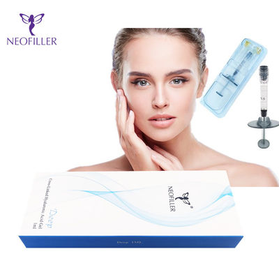 24 mg-ml Hyaluronzuur Dermale Filler 5 ml Injecteerbaar Gel Glanzige natuurlijke gezichtscontourenvergroting