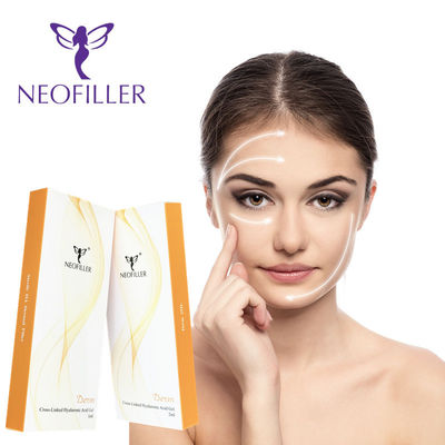 Hyaluronzuur Dermale vulmiddel Gezichtsinjectie Injecteerbare gel Rimpelvermindering Behandeling