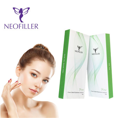Transparante 24 mg-ml hyaluronzuur Dermale vulmiddel injecteerbare gel Hypodermische injectie Gezichtsvergroting