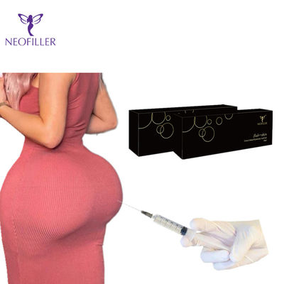 Opberging bij kamertemperatuur 24 mg-ml Hyaluronzuur Dermale vulmiddel Cross-linked Injecteerbare gel Gezichtsvolumevergroting