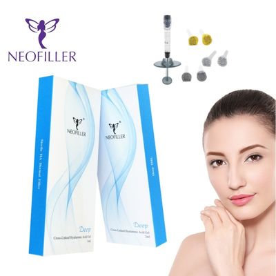 1 ml Hyaluronzuur Dermale vulmiddel injecteerbare gel Natuurlijke langdurige gelaatsverjongingsoplossing