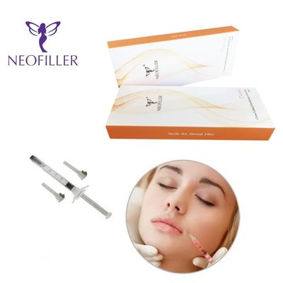 1ml Hyaluronzuur Gezichts Dermal Filler Voor 9-12 Maanden Natuurlijke Verjonging