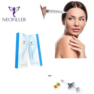 Neofiller 5 ml hyaluronzuur huidvuller 24 mg-ml injecteerbare gelspuit Gezichtsverjongingsverbetering