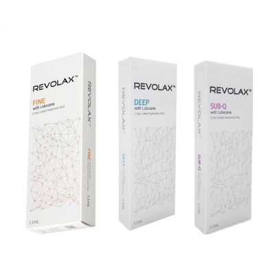 1.1 ml Dermale Lip Fillers Revolax Fijne diepe sub-Q voor anti-rimpel hyaluronzuur injectie