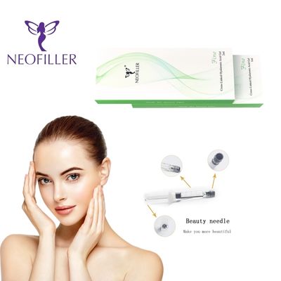 Transparante hyaluronzuur huidvuller injecteerbare gel mooie huidverbetering gezichtsverjonging behandeling