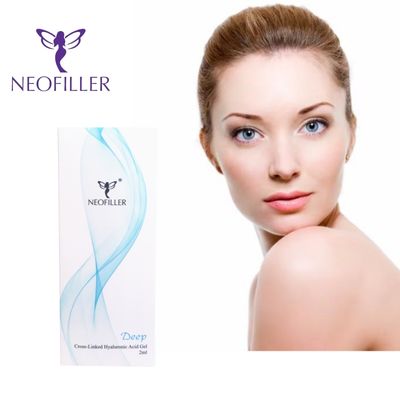 Neofiller Cross-Linked 2ml Hyaluronzuur Dermale Filler Diepe Lijn Neuscontour Injecteerbare Gel Gezichtsvergroting