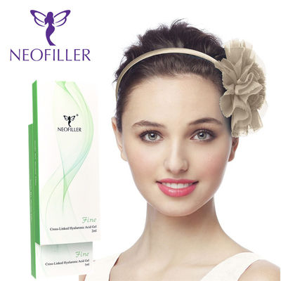 5 ml Hyaluronzuur Dermaal Filler Injecteerbaar Gel 9-12 Maanden Levensduur Gezichtsverjonging Verbetering