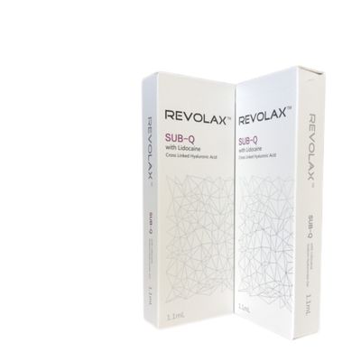 Revolax Dermale Filler met hyaluronzuur voor 6-12 maanden Duur en houdbaarheid van 2 jaar in injectiespuitverpakking