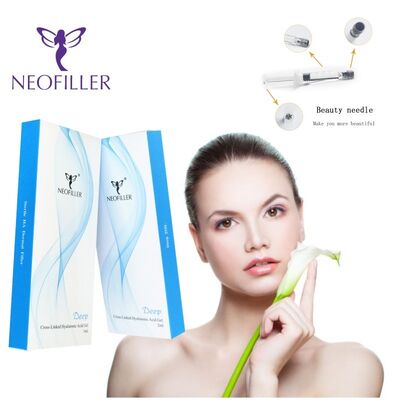 Neofiller 24mg-ml Hyaluronzuur Dermaal Filler Injecteerbaar Gel 9-12 Maanden Levensduur Opberging op kamertemperatuur