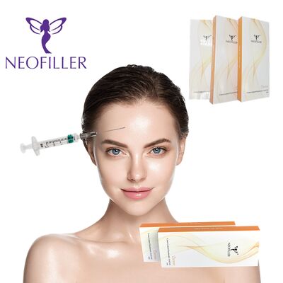 24 mg-ml Hyaluronzuur Dermaal Filler Cross-linked Injecteerbaar Gel 9-12 Maanden Levensduur Gezichtsvolumevergroting