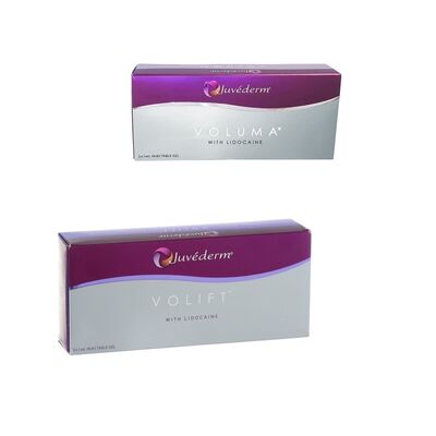 Verjongende Juvederm Dermale Filler Hyaluronzuur Injecteerbare gel Gezichtsrimpels glad maken Verbetering