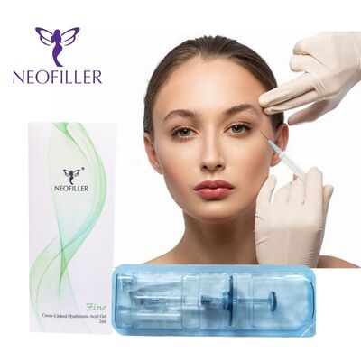 Neofiller 24mg-ml Hyaluronzuur Dermaal Filler Injecteerbaar Gel 9-12 Maanden Levensduur Hypodermische injectieverbetering