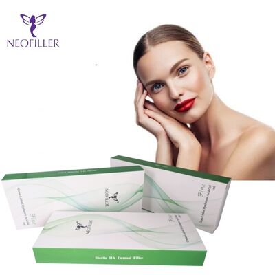 Neofiller 24mg-ml Hyaluronzuur Dermaal Filler Injecteerbaar Gel 9-12 Maanden Levensduur Hypodermische injectieverbetering