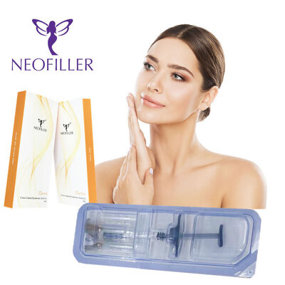 Hypodermische injectie Cross-linked hyaluronzuur Dermal Filler Injecteerbare gel Gezichtscontouren Fijne lijnreductie