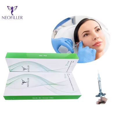 Cross-Linked Hyaluronzuur Huidvuller Gezichtsverjonging Injecteerbare Gel Natuurlijke Huidregeneratie Verbetering