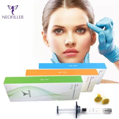 Cross-Linked Hyaluronzuur Huidvuller Gezichtsverjonging Injecteerbare Gel Natuurlijke Huidregeneratie Verbetering