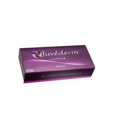 Juvederm gezichtsfillers online en in de winkel, geformuleerd voor een natuurlijk ogende behandeling van gezichtsrimpels en volumeverhoging