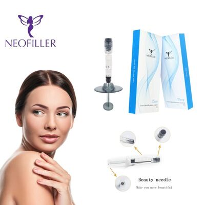 Transparante hyaluronzuur Dermale vulmiddel Hypodermische injectie 9-12 maanden Levensduur Huid hydratatie Rimpelvermindering Injecteerbare gel