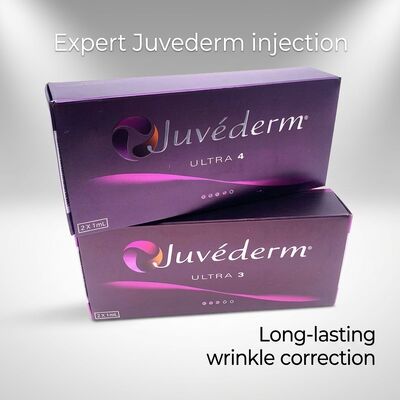 Hyaluronzuur Juvederm huidvuller geschikt voor meerdere gezichtsgebieden en vereist opslagomstandigheden Vermijd bevriezing