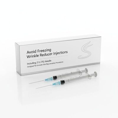Avoid Freezing Wrinkle Reducer Injections Including 2 X 27G Needle Designed for Smooth Skin Rejuvenation Procedures