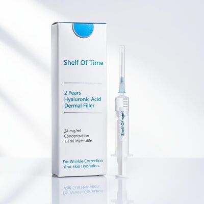 Hyaluronzuur huidvuller 24 mg ml Concentratie 1,1 ml injecteerbaar voor rimpelcorrectie en huidhydratatie