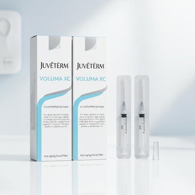Volume 2 times 1ml Juvederm Voluma Filler Anti aging Facial Filler for Midface Volume Boost and Improved Facial Contours