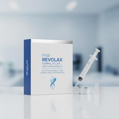 Fijne Revolax huidvuller met hoge biocompatibiliteit voor effectieve nasolabiale plooiencorrectie en lipvergroting